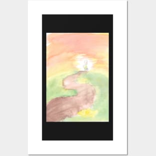 Asriel Dreemurr Through The Barrier Watercolor Art Print Posters and Art